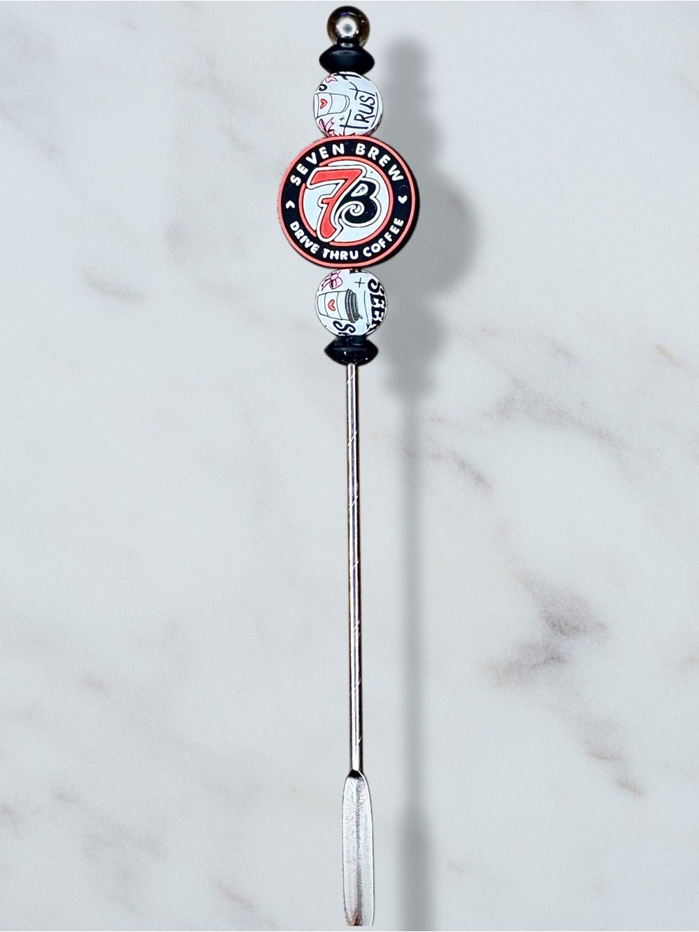 Seven Brew Coffee Drink Stir